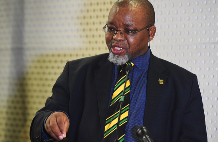 South Africa's Minister of Minerals and Petroleum, Gwede Mantashe.
