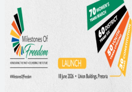 Ramaphosa to Launch 'Milestones of Freedom' Campaign